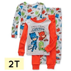 4-pc PJ Masks toddler boys Pant Pajama Set 2T